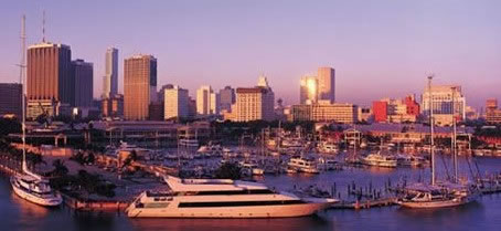 City of Miami Marina - Miamarina at Bayside - Miami, Florida, USA